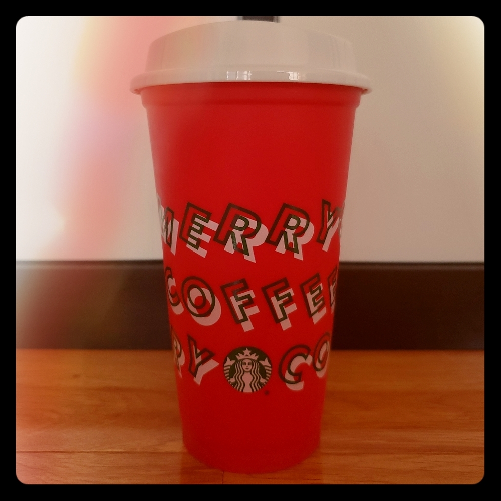 Starbucks reusable red cup 2019